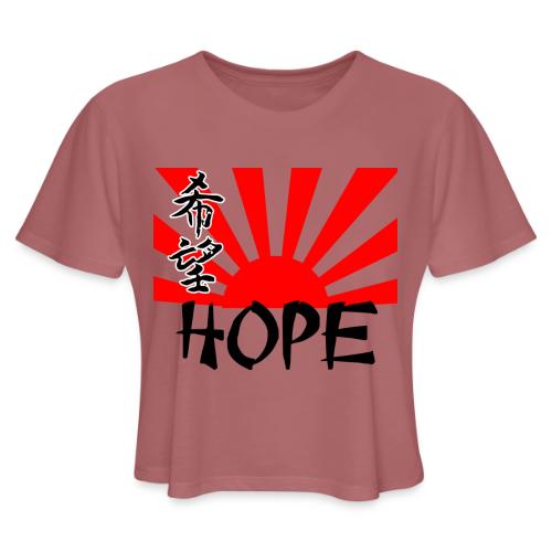 Rising Sun Hope Women's - Women's Cropped T-Shirt