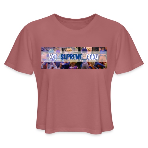 XXI SUPREME GOKU LOGO 2 - Women's Cropped T-Shirt
