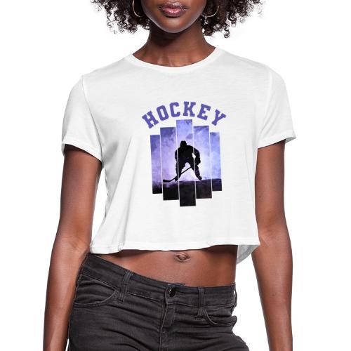 Hockey Warrior - Women's Cropped T-Shirt