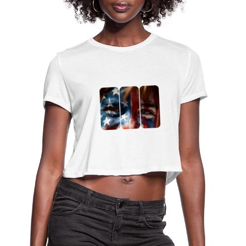 USA: Stars in Their Eyes - Women's Cropped T-Shirt