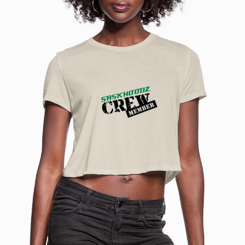 saskhoodz crew - Women's Cropped T-Shirt