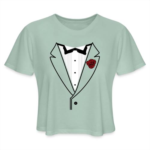 blackline - Women's Cropped T-Shirt