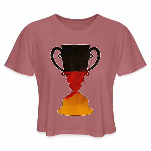 Germany trophy cup gift ideas - Women's Cropped T-Shirt
