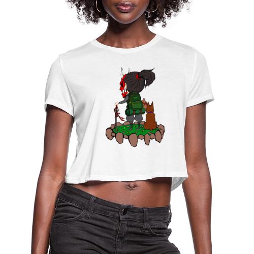 Phantom Raven - Women's Cropped T-Shirt