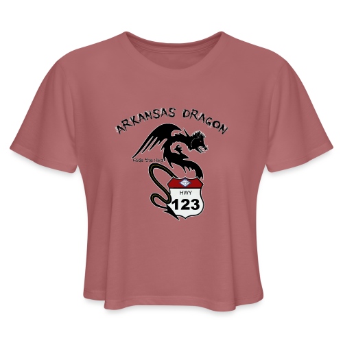 The Arkansas Dragon T-Shirt - Women's Cropped T-Shirt
