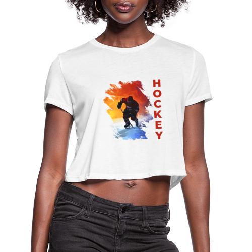 Hockey Energy - Women's Cropped T-Shirt