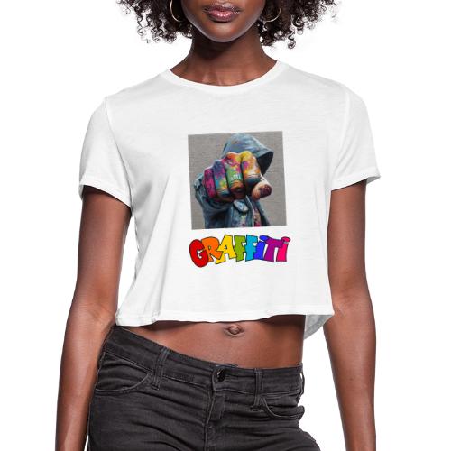 Graffiti: Urban Expression - Women's Cropped T-Shirt