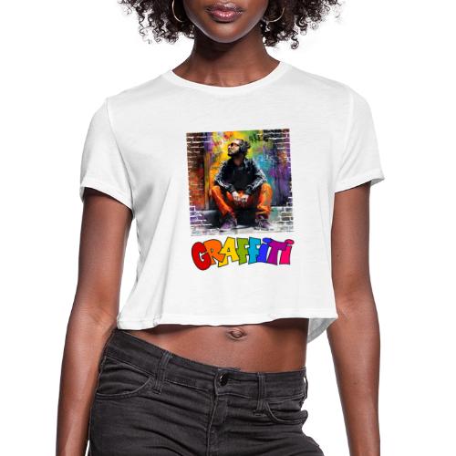 Graffiti: Urban Art - Women's Cropped T-Shirt
