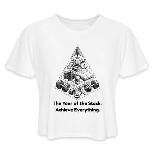 The Resolution Pyramid T-Shirt, Mug, & Leggings - Women's Cropped T-Shirt