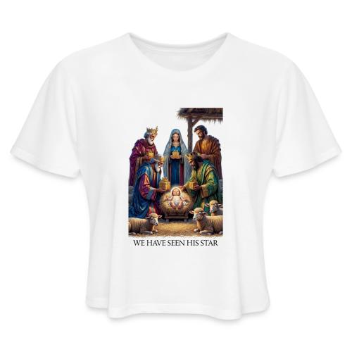 Three Wise Men T-Shirt - Women's Cropped T-Shirt