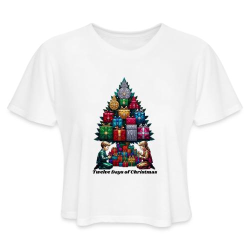 Twelve Days of Gifts T-Shirt - Women's Cropped T-Shirt
