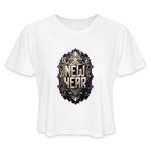 Evergreen New Year T-Shirt - Women's Cropped T-Shirt