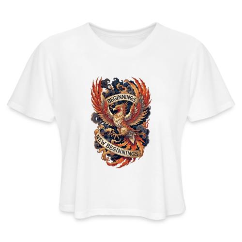 Phoenix New Year T-Shirt - Women's Cropped T-Shirt