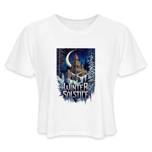 Gothic Solstice T-Shirt, Premium - Women's Cropped T-Shirt