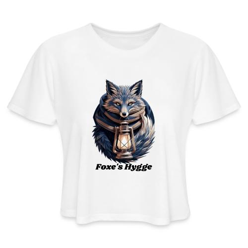 Hygge Ember Fox T-Shirt - Women's Cropped T-Shirt