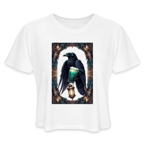 Pint of No Regrets Just Shenanigans Raven T-Shirt - Women's Cropped T-Shirt