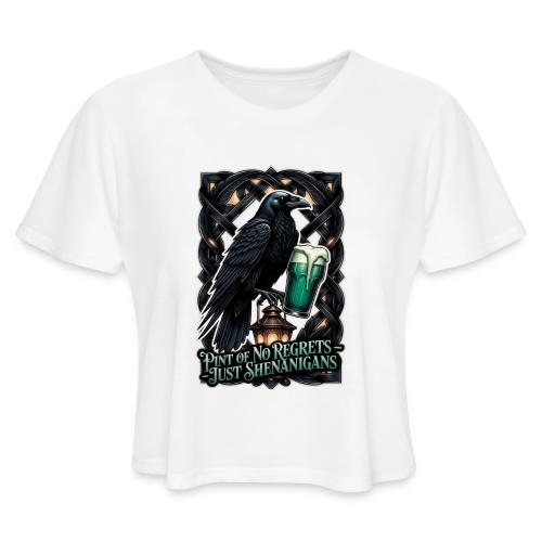 Sarcastic Raven Shenanigans Tee - Women's Cropped T-Shirt