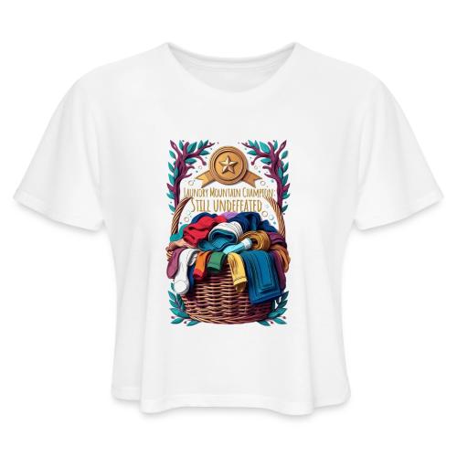Laundry Mountain Champion Tee | Still Undefeated - Women's Cropped T-Shirt