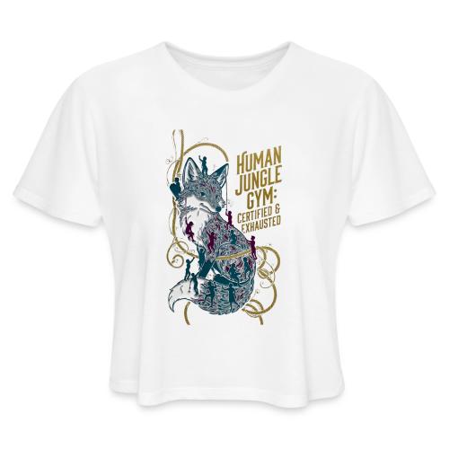 Human Jungle Gym Fox Tee - Women's Cropped T-Shirt