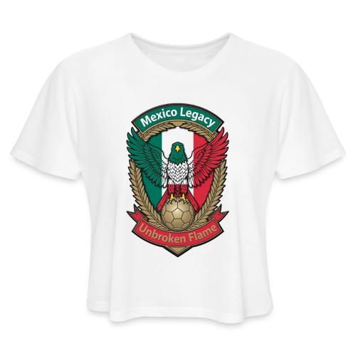 Mexico Eagle Legacy T-Shirt, Mexican Pride Gift - Women's Cropped T-Shirt