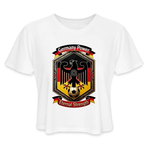 Germany Eagle Power T-Shirt, Flag Pride Gift - Women's Cropped T-Shirt
