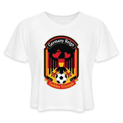Germany Eagle Reign T-Shirt, German Flag Gift - Women's Cropped T-Shirt