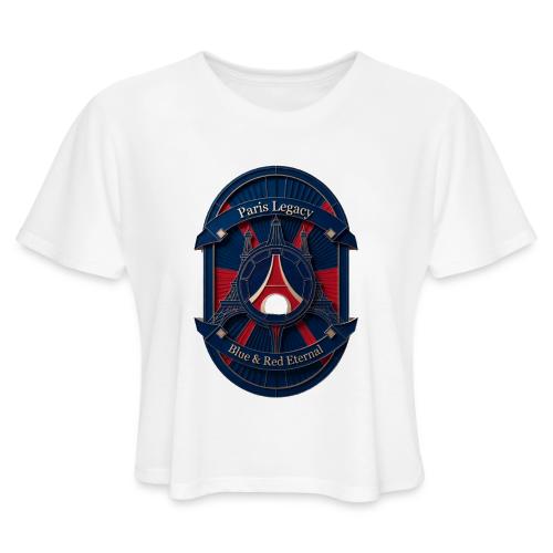 Paris Pride Heritage T Shirt, Soccer Fan Gift - Women's Cropped T-Shirt