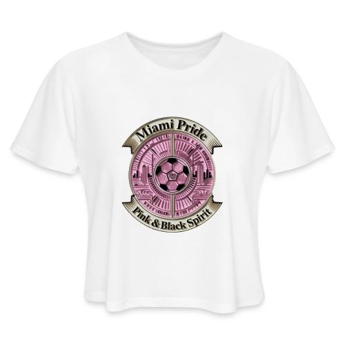 Miami Pride T Shirt, Soccer City Pride Gift - Women's Cropped T-Shirt