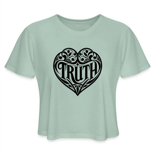TRUTH in HEART - Women's Cropped T-Shirt
