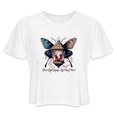 Guiding Light Eternal Flame Lantern Romance Gifts - Women's Cropped T-Shirt