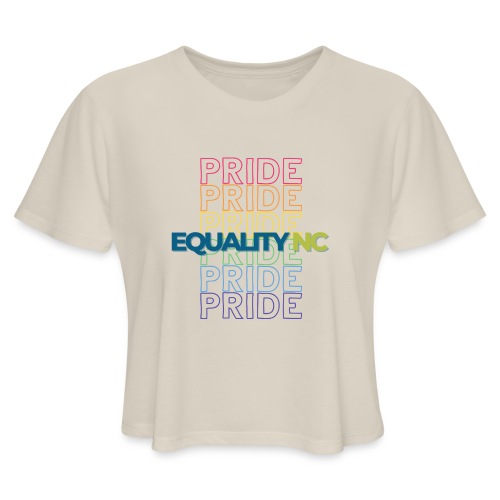 Pride in Equality June 2022 Shirt Design 1 2 - Women's Cropped T-Shirt