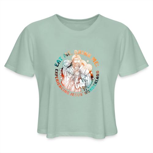 Eat Me Drink Me Podcast original logo - Women's Cropped T-Shirt