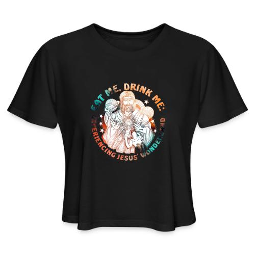Eat Me Drink Me Podcast original logo - Women's Cropped T-Shirt