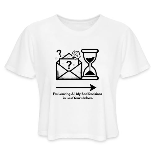Last Year's Inbox T-Shirt - Women's Cropped T-Shirt