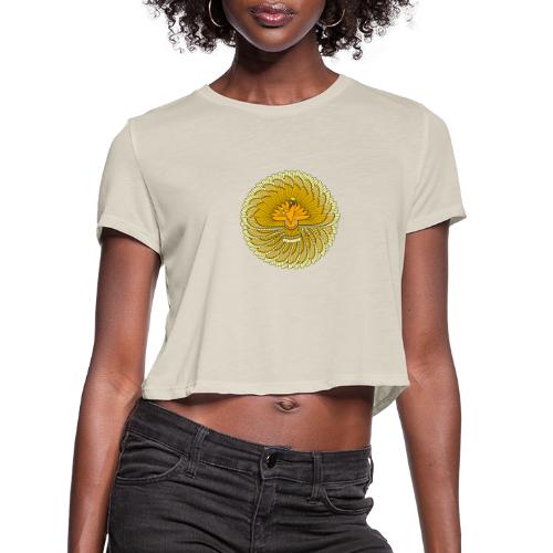 Farvahar Colorful Circle - Women's Cropped T-Shirt