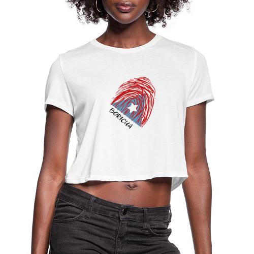 Puerto Rico DNA - Women's Cropped T-Shirt