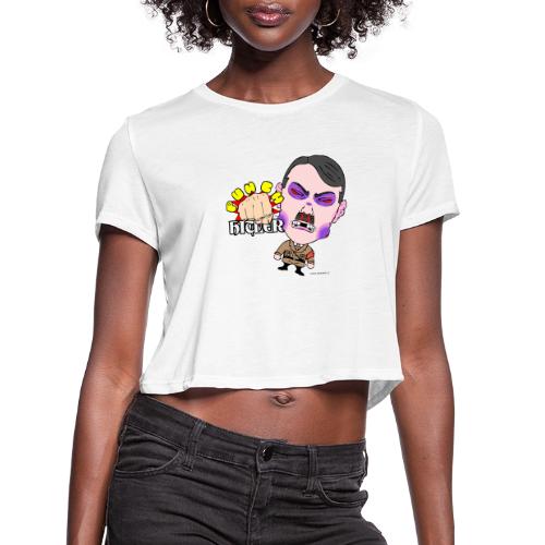 Punch Hitler! - Women's Cropped T-Shirt