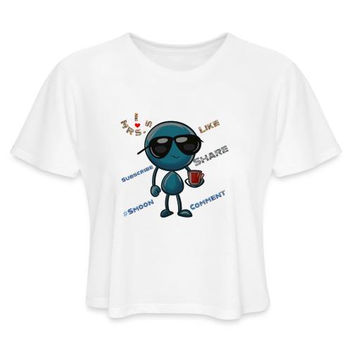 Smoon City 2_I heart Mrs S - Women's Cropped T-Shirt