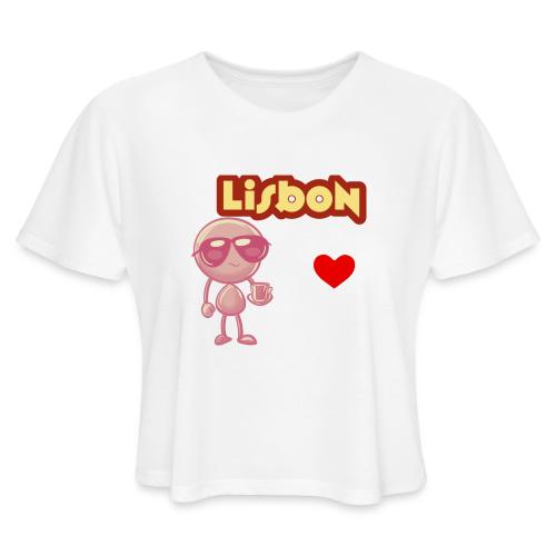 Smoon City_Lisbon - Women's Cropped T-Shirt