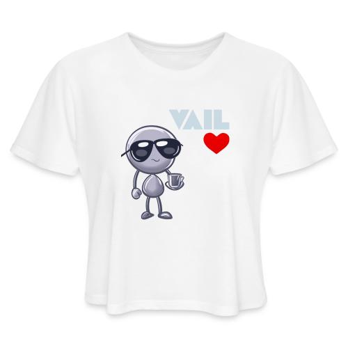 Smoon City_Vail - Women's Cropped T-Shirt
