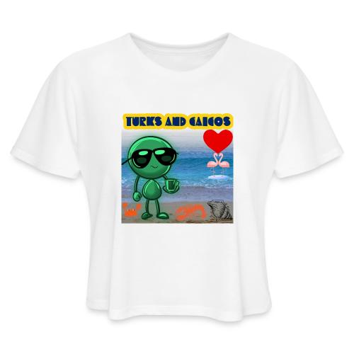 Smoon City_Turks and Caicos - Women's Cropped T-Shirt