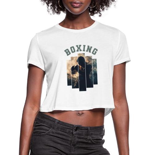 Boxing Spirit - Women's Cropped T-Shirt