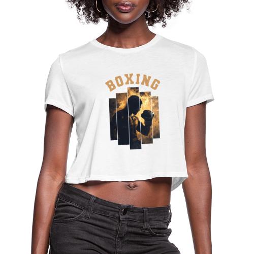The Art of Boxing - Women's Cropped T-Shirt