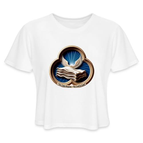 Easter The Cloth Remains T Shirt, Empty Tomb Gift - Women's Cropped T-Shirt