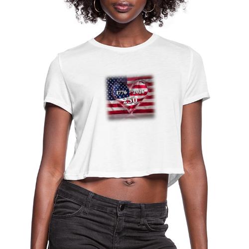 1776-2026 | 250 Years USA - Women's Cropped T-Shirt