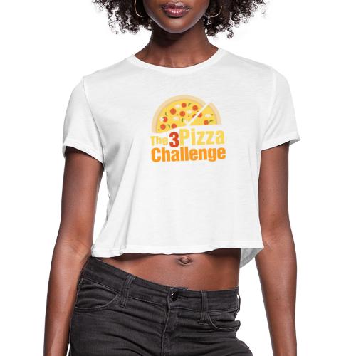 The 3 Pizza Challenge | Indiana Dunes - Women's Cropped T-Shirt