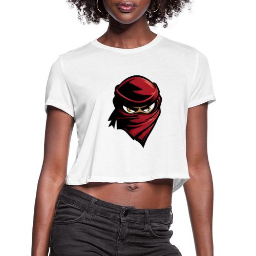 Scarlet Shadow Ninja - Women's Cropped T-Shirt
