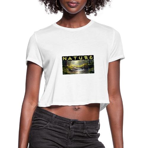 Nature: Verdant Bloom - Women's Cropped T-Shirt