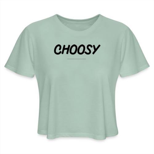 Choosy Album Art - Women's Cropped T-Shirt