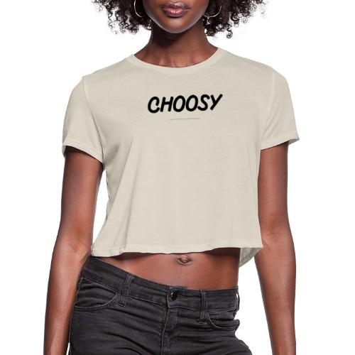 Choosy Album Art - Women's Cropped T-Shirt